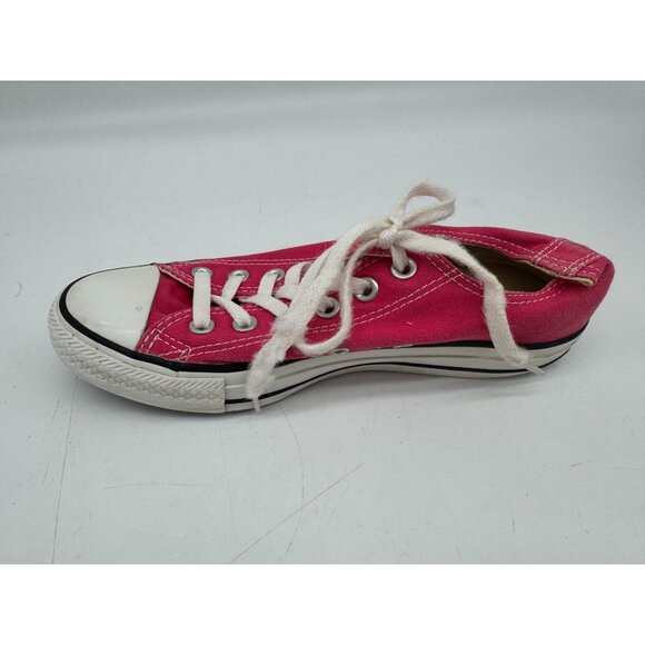 Converse All Star Low-Top Sneakers Unisex Pink Canvas Womens 7/Mens 5 Lace Up - Picture 8 of 13